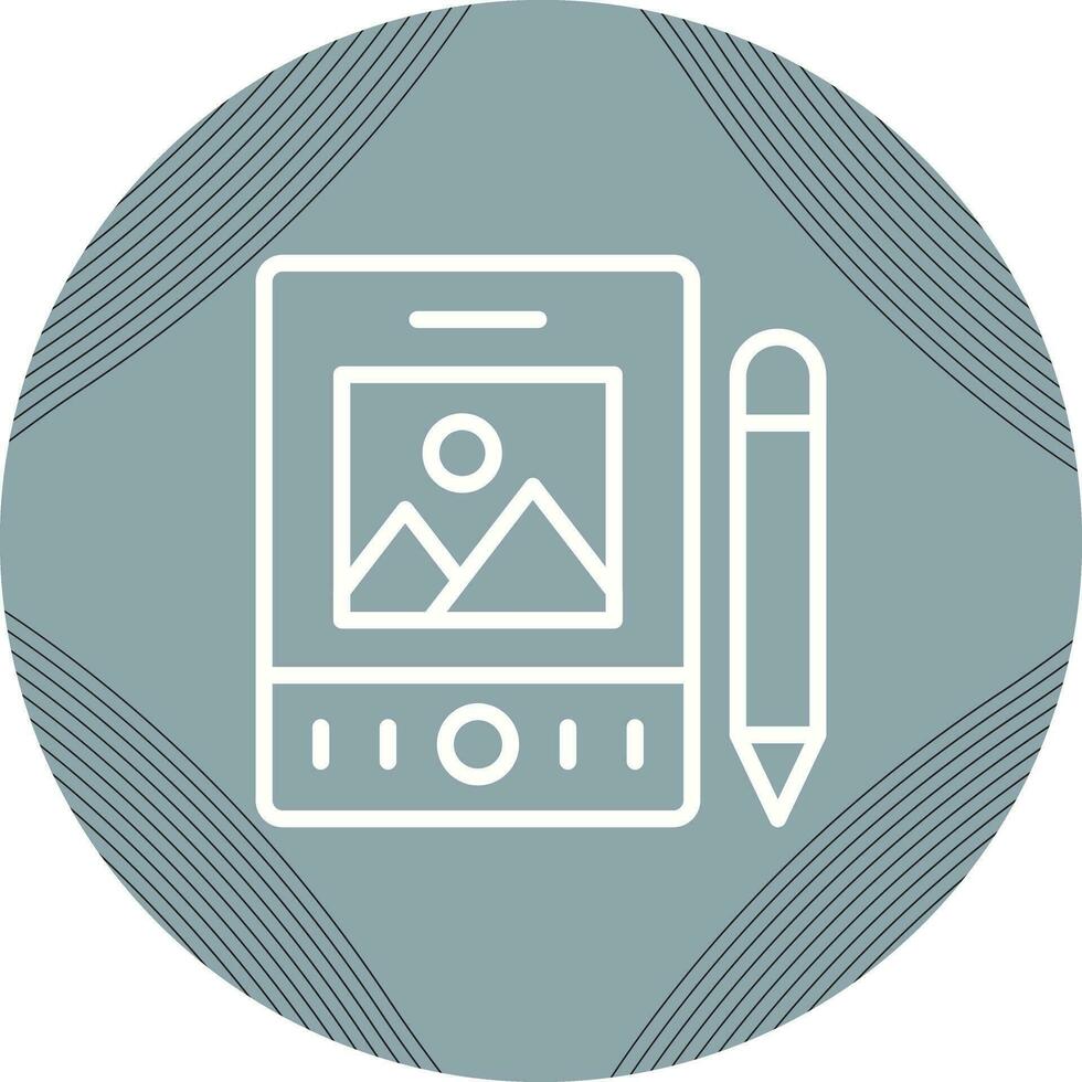 Pen Tablet Vector Icon