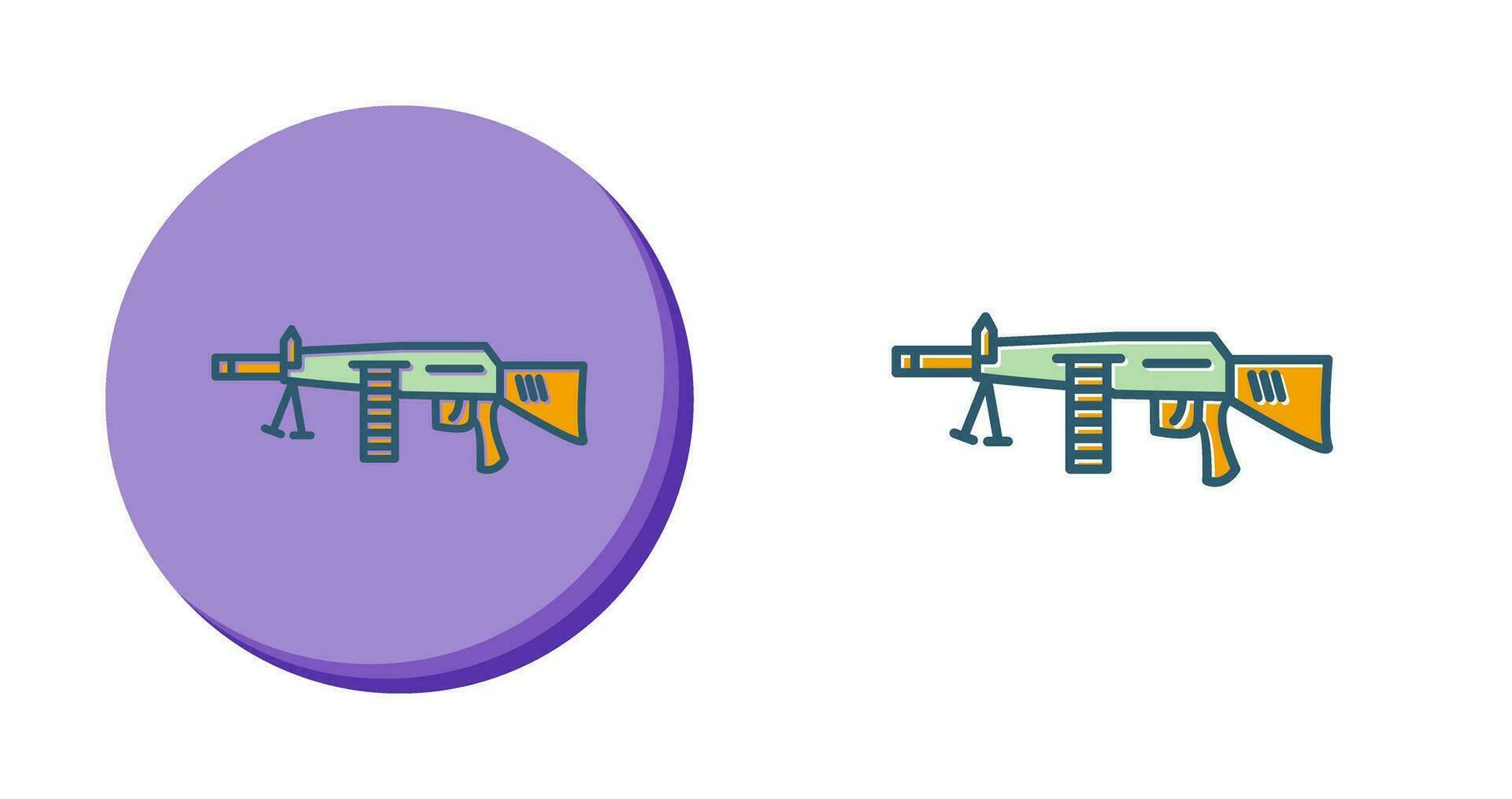 Machine Gun Vector Icon