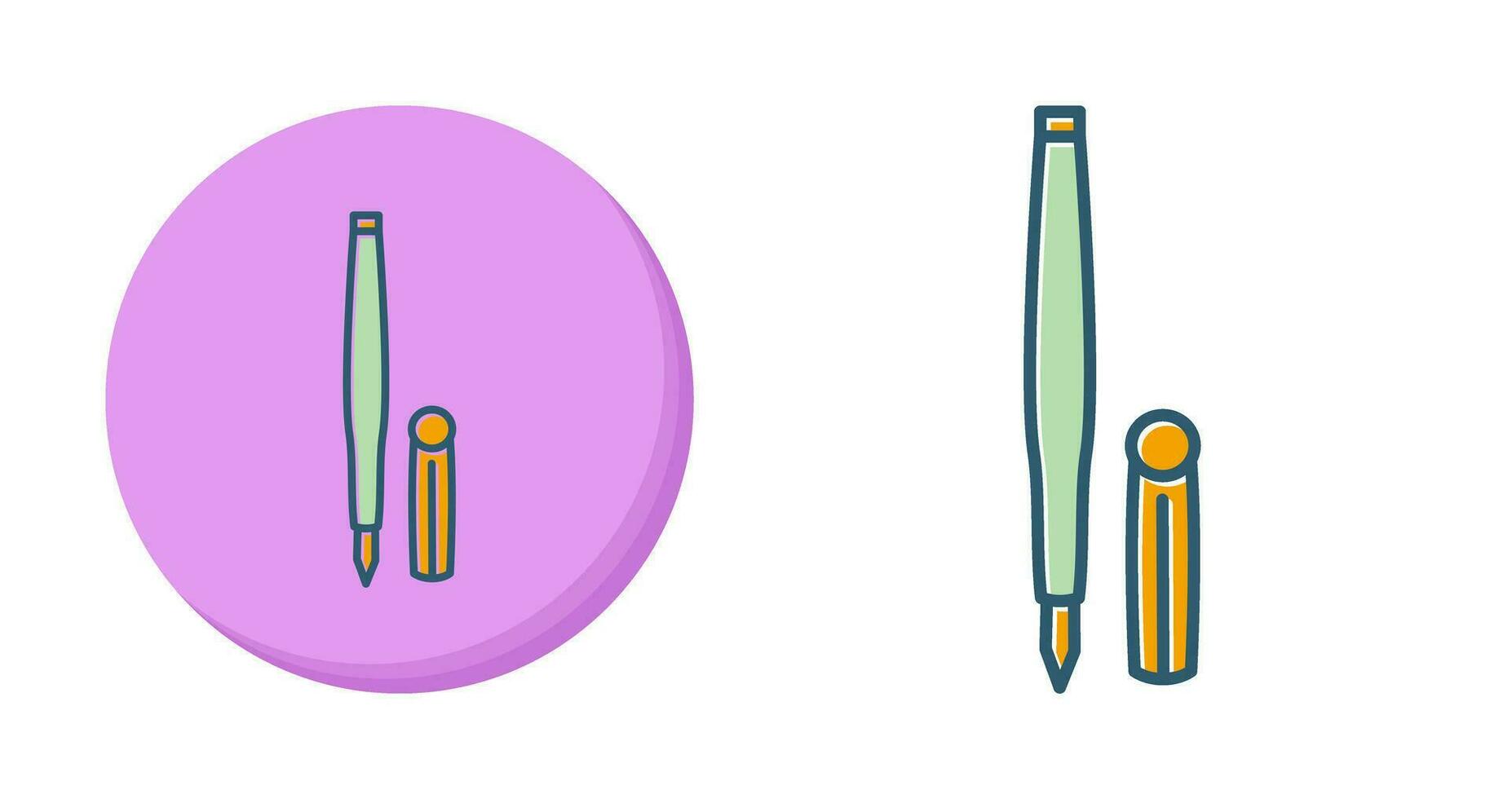 Fountain Pen Vector Icon