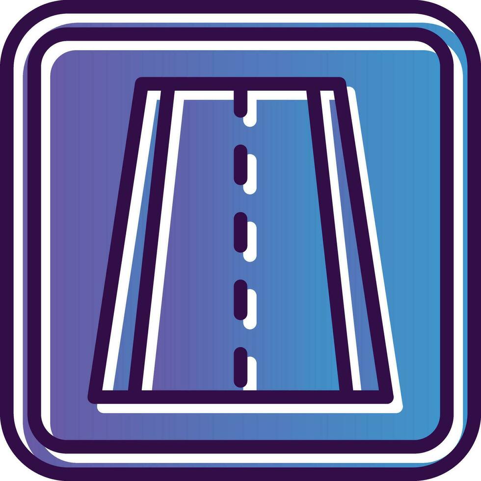 Motorway Vector Icon Design