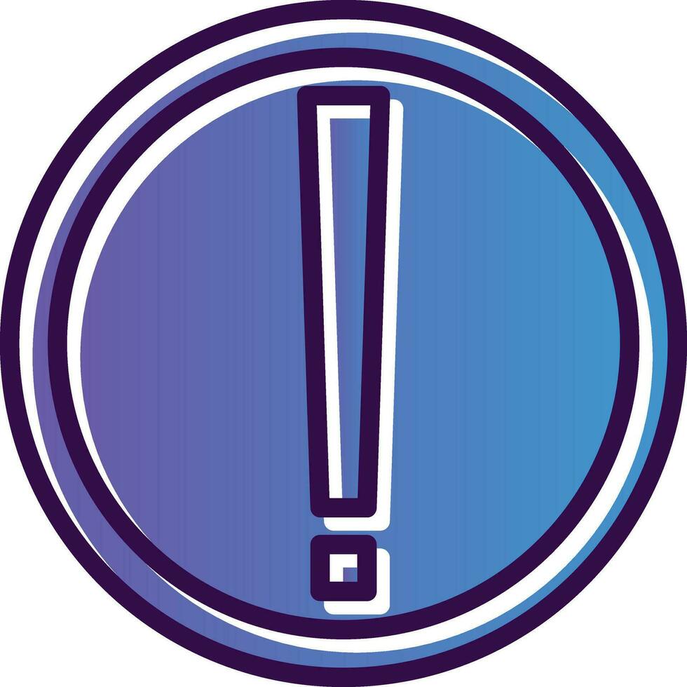Exclamation Mark Vector Icon Design