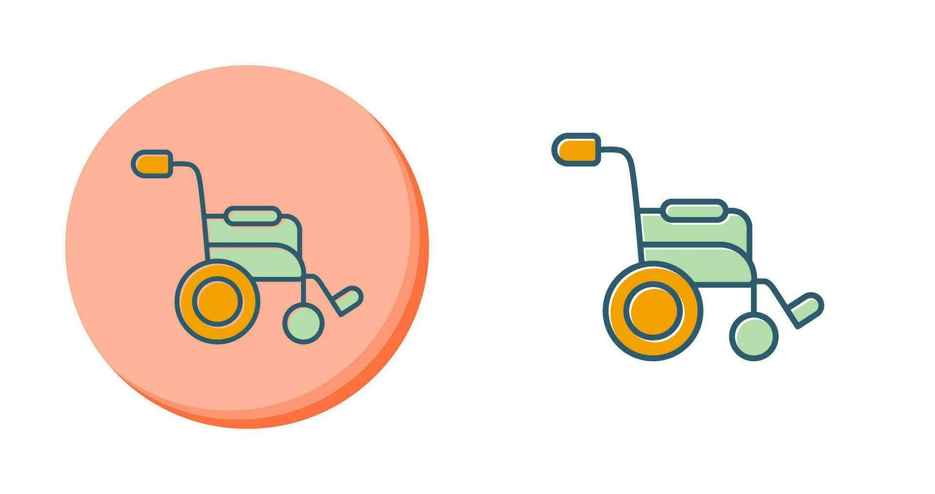 Wheel Chair Vector Icon