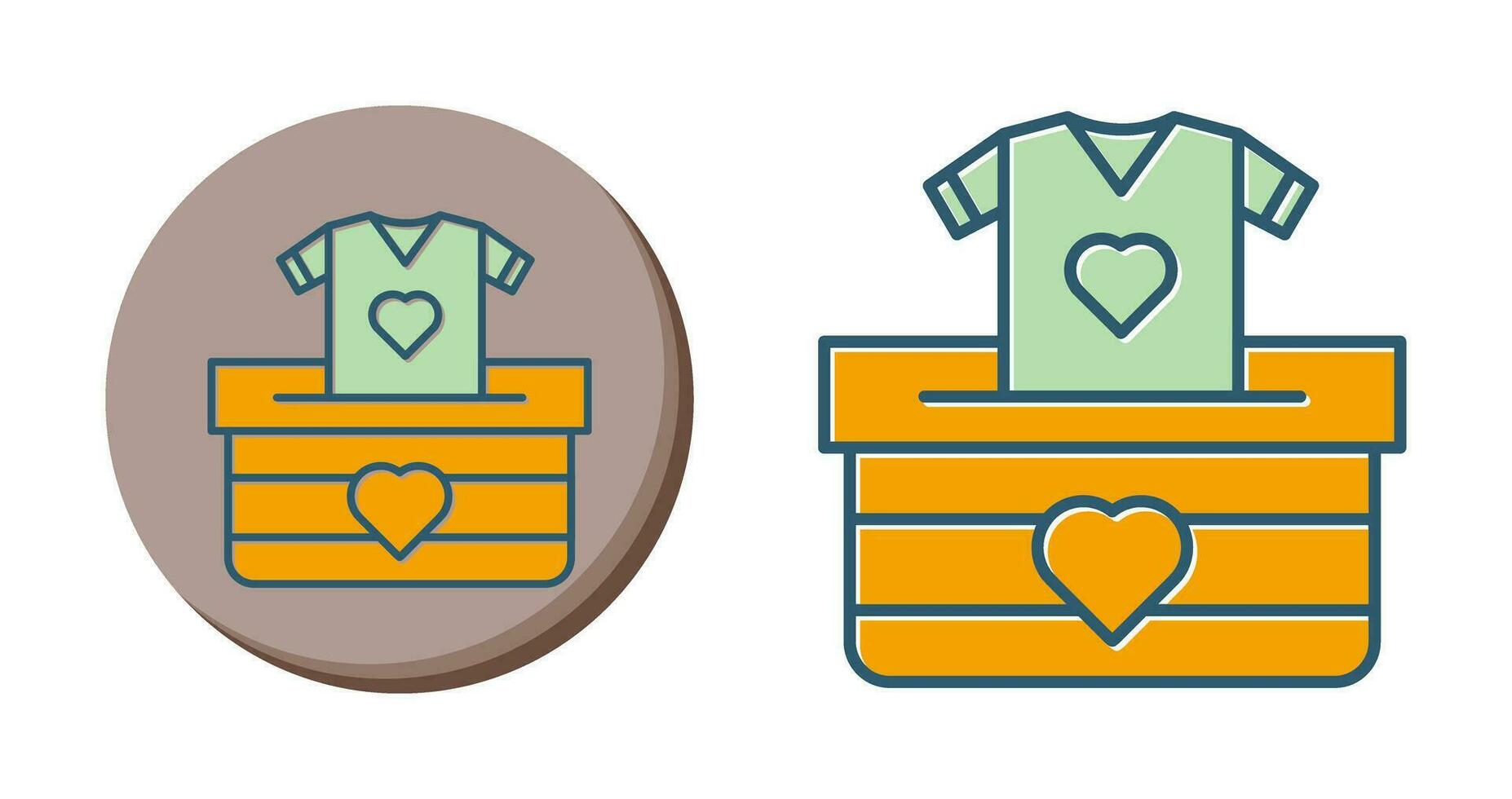 Cloth Donate Vector Icon