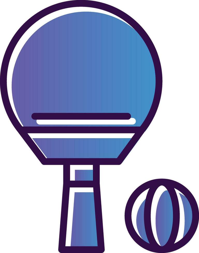 Ping Pong Vector Icon Design