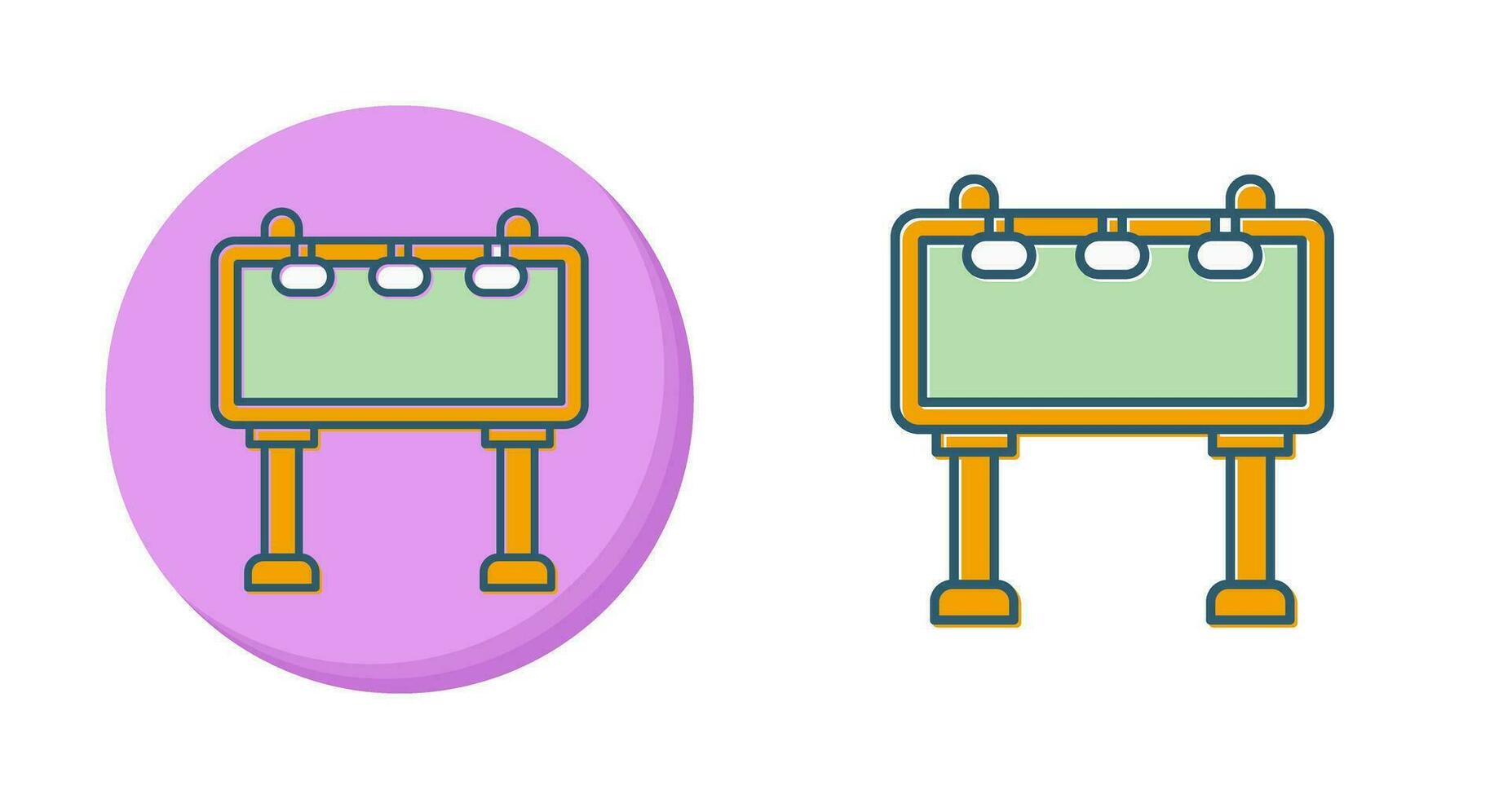 Road Banner Vector Icon