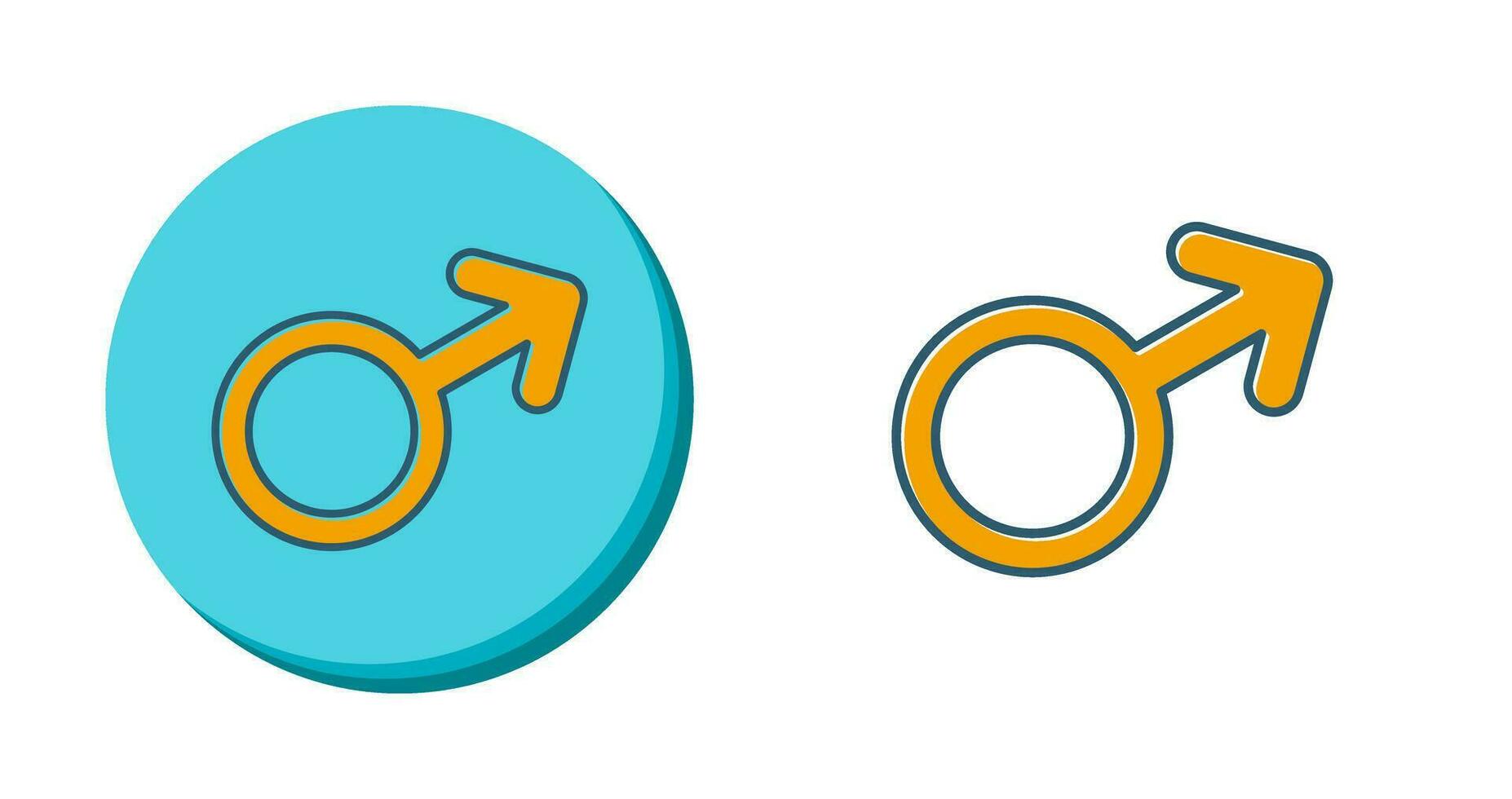 Male Sign Vector Icon