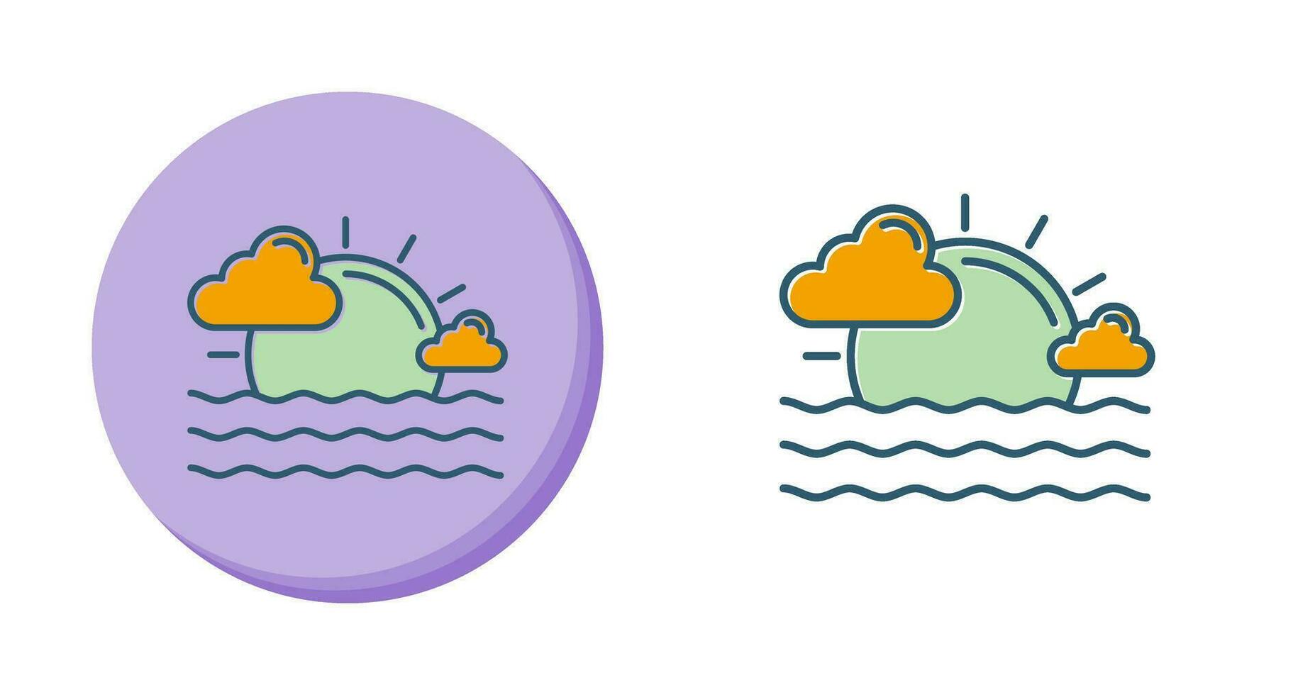 Sunset Vector Icon