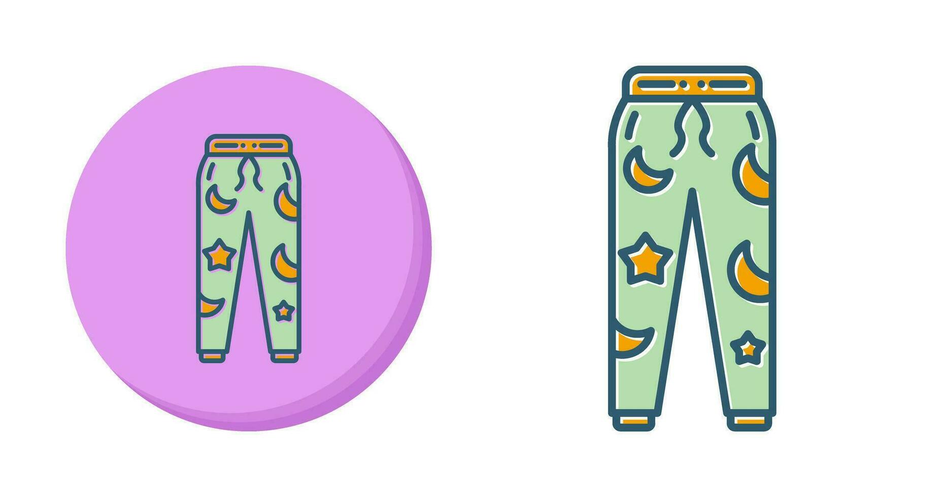 icono de vector de pijama