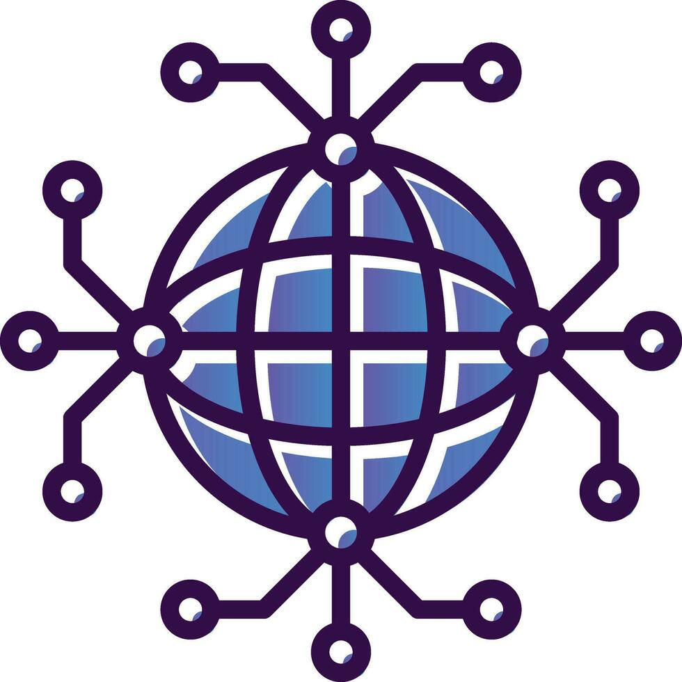 Global connection Vector Icon Design