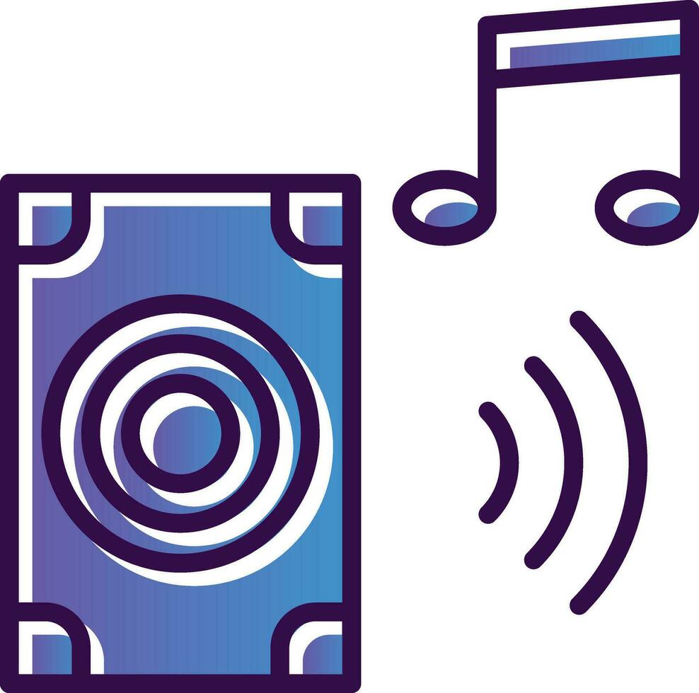 música sistema vector icono diseño