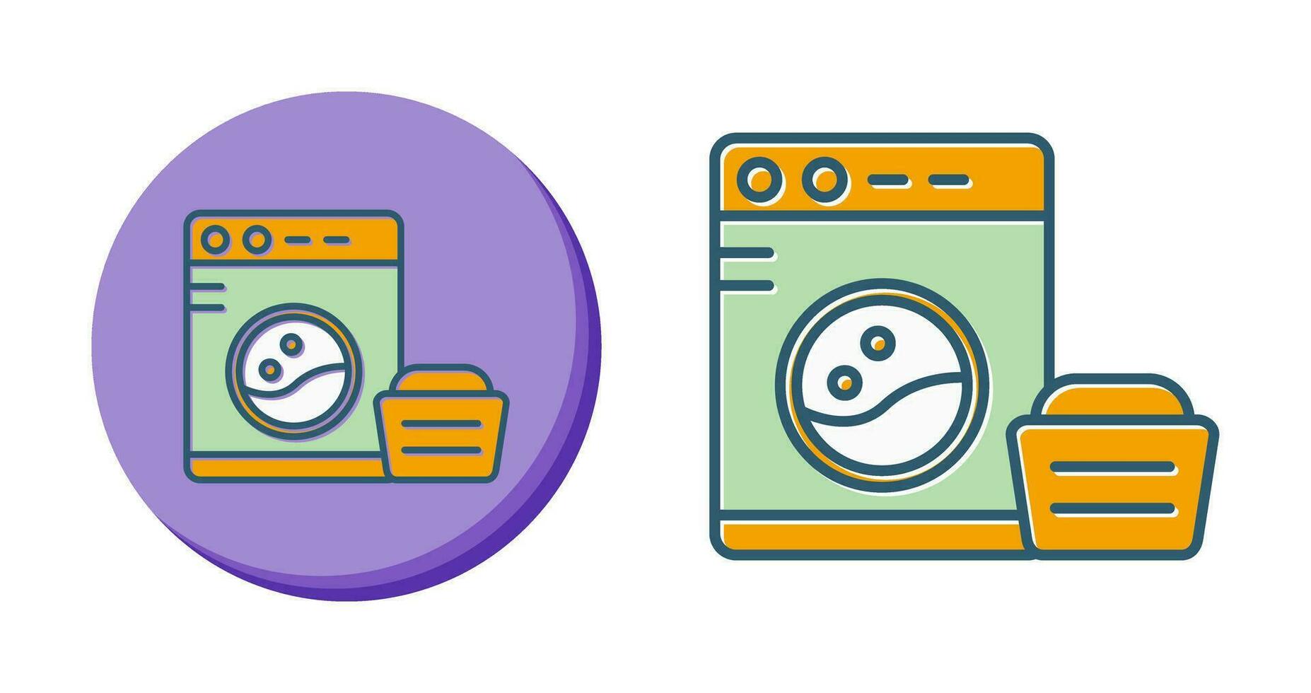 Washing Machine Vector Icon