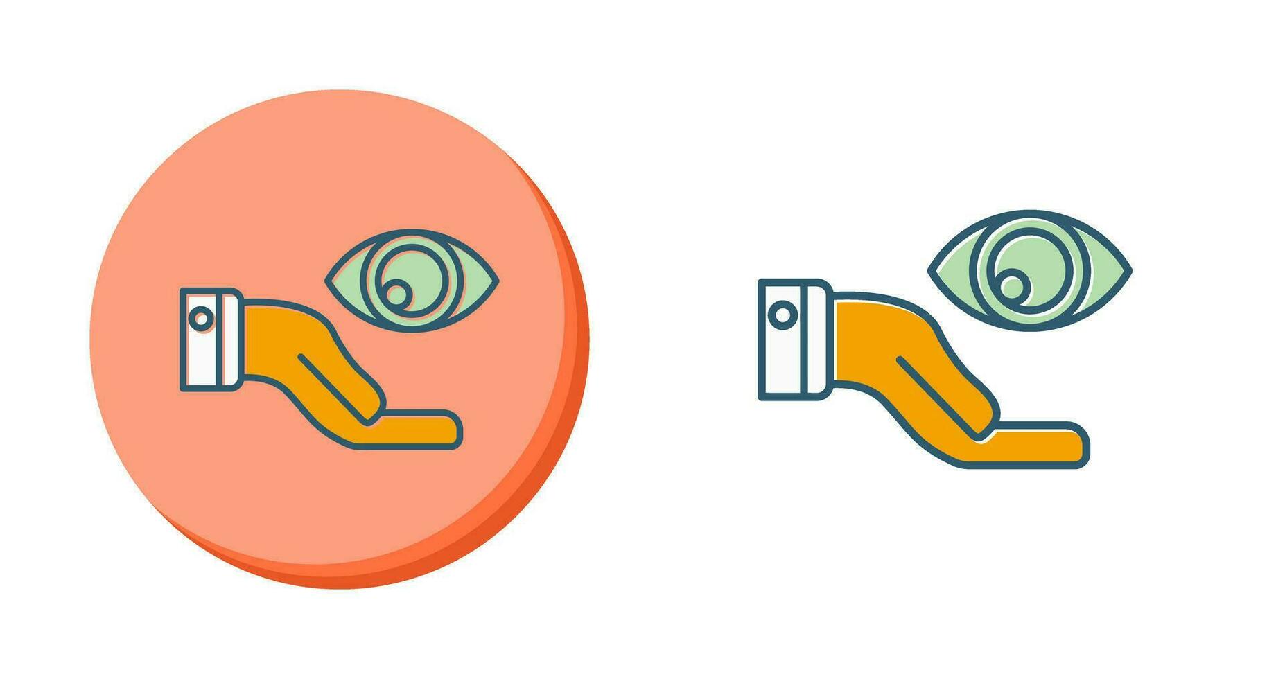 Eye Donate Vector Icon