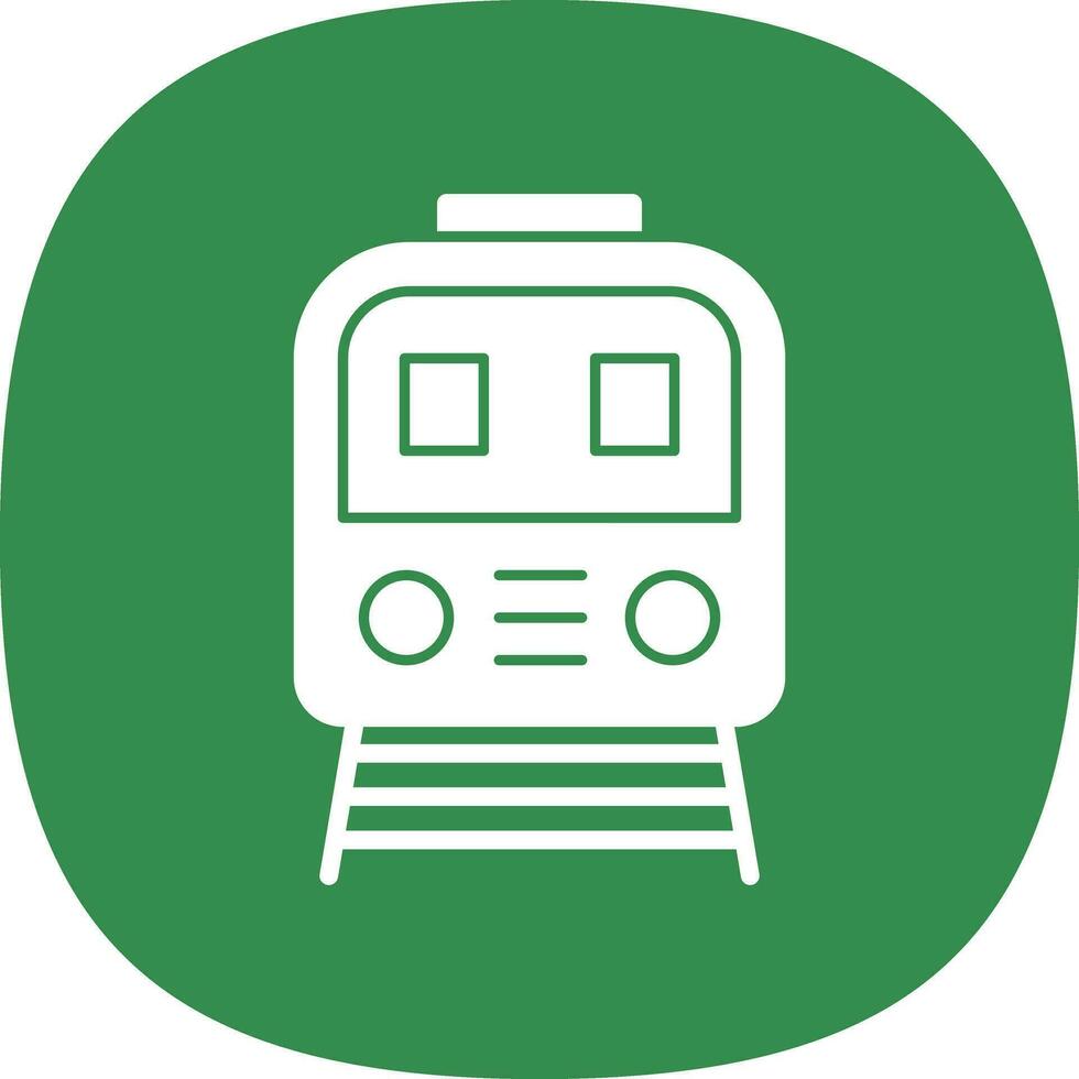 Tram Vector Icon Design