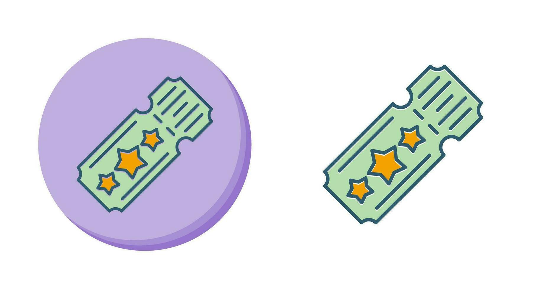 Ticket Vector Icon