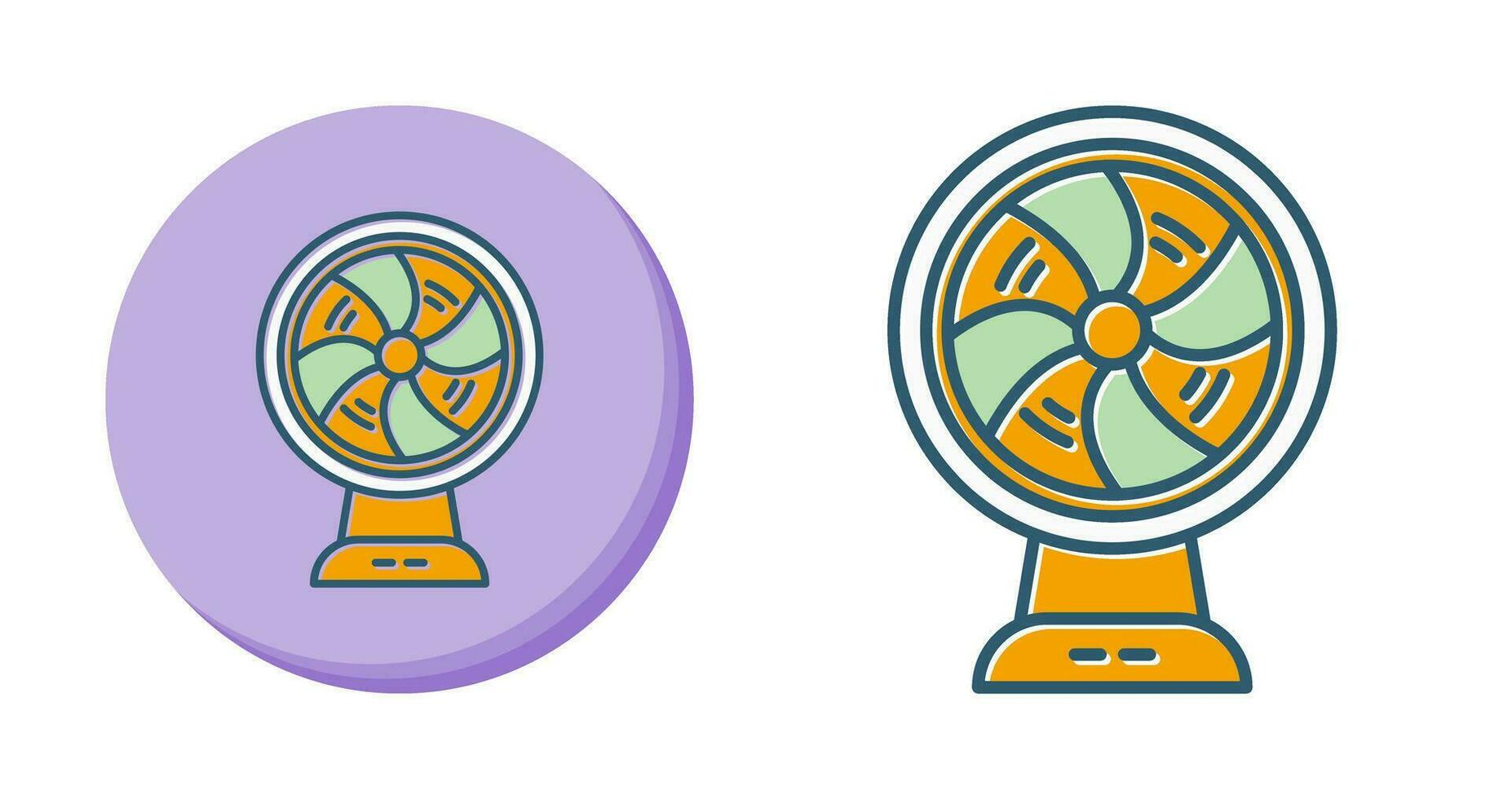 icono de vector de ventilador