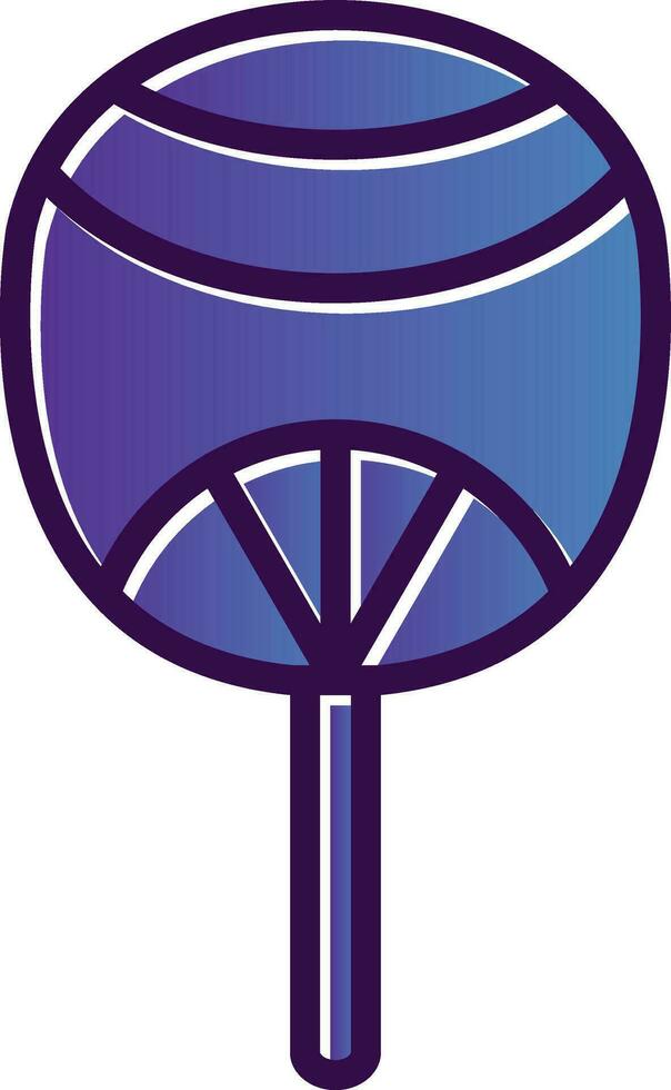 Uchiwa Vector Icon Design