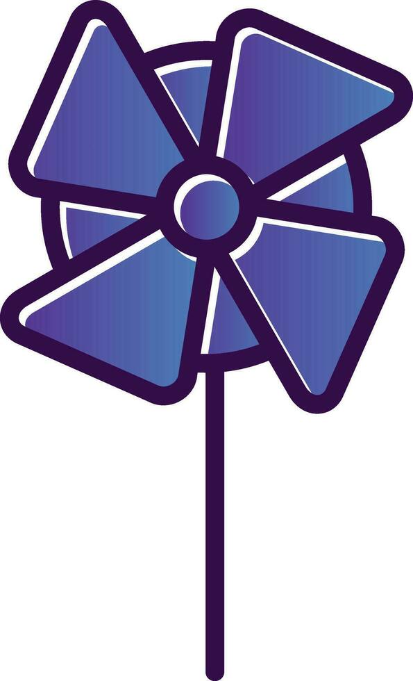 Pinwheel Vector Icon Design