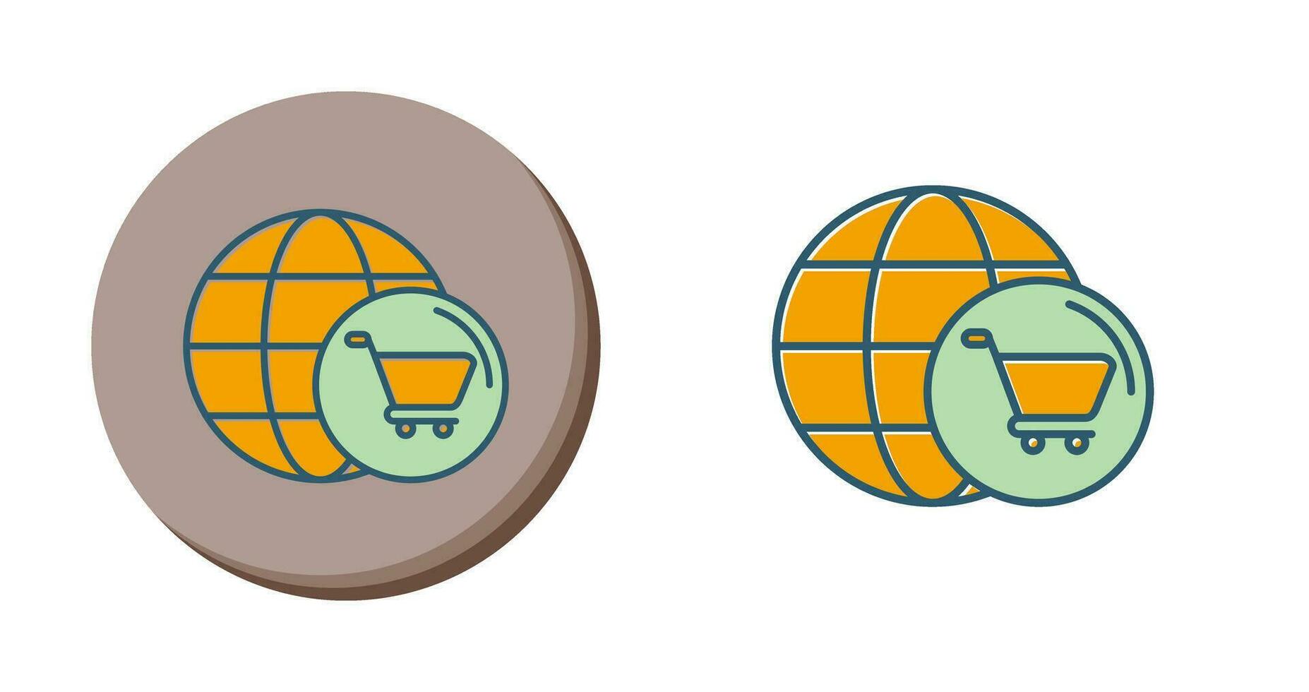 World Cart Vector Icon