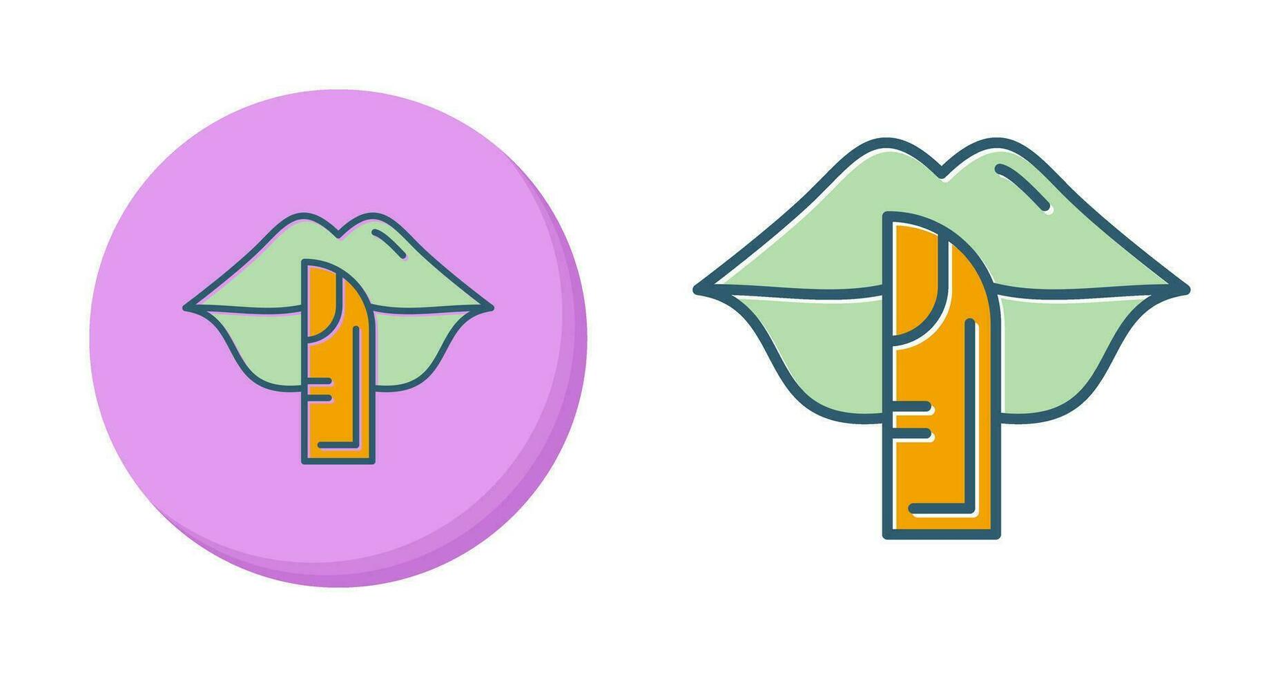 Silence Vector Icon