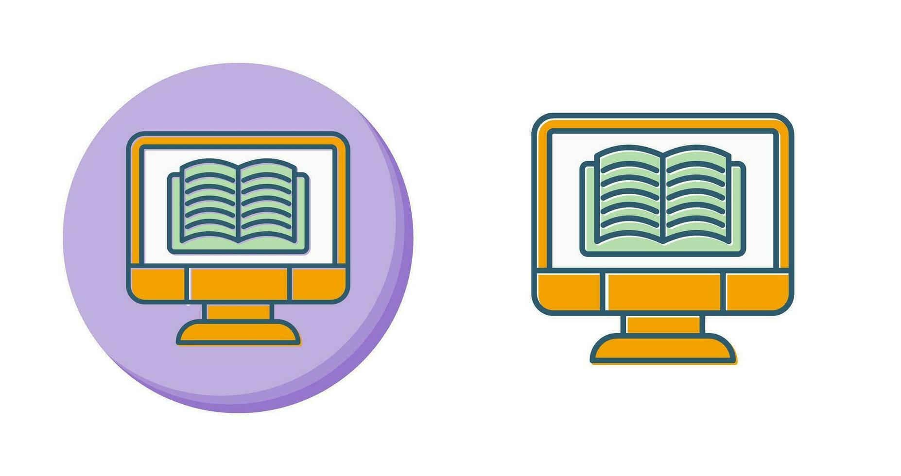 Online Learning Vector Icon