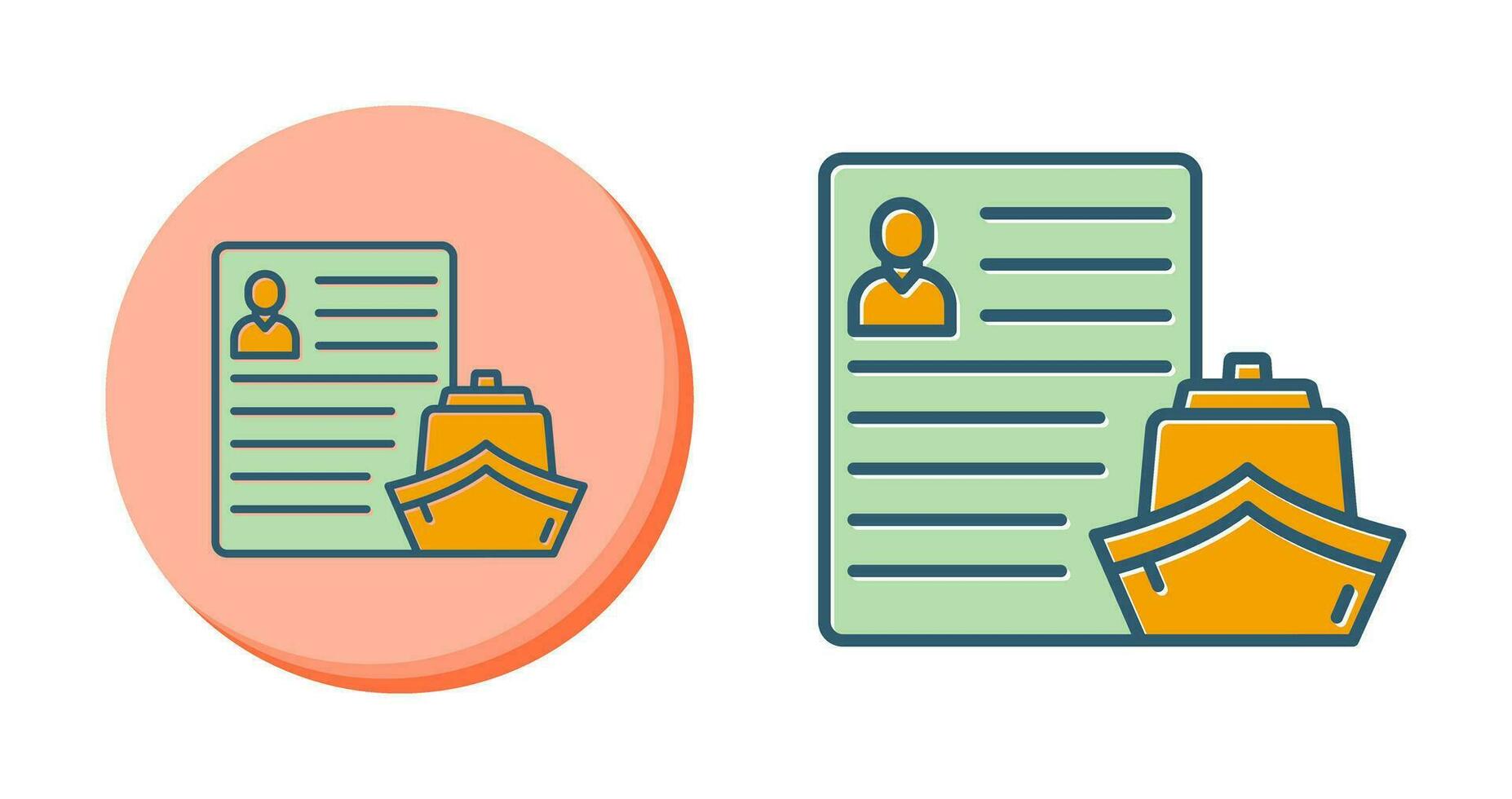 Ship Broker Vector Icon