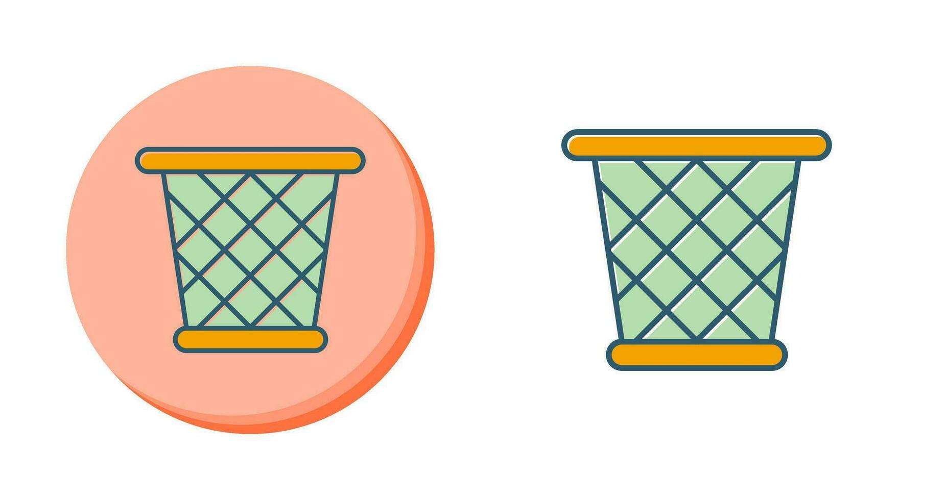 Paper Bin Vector Icon