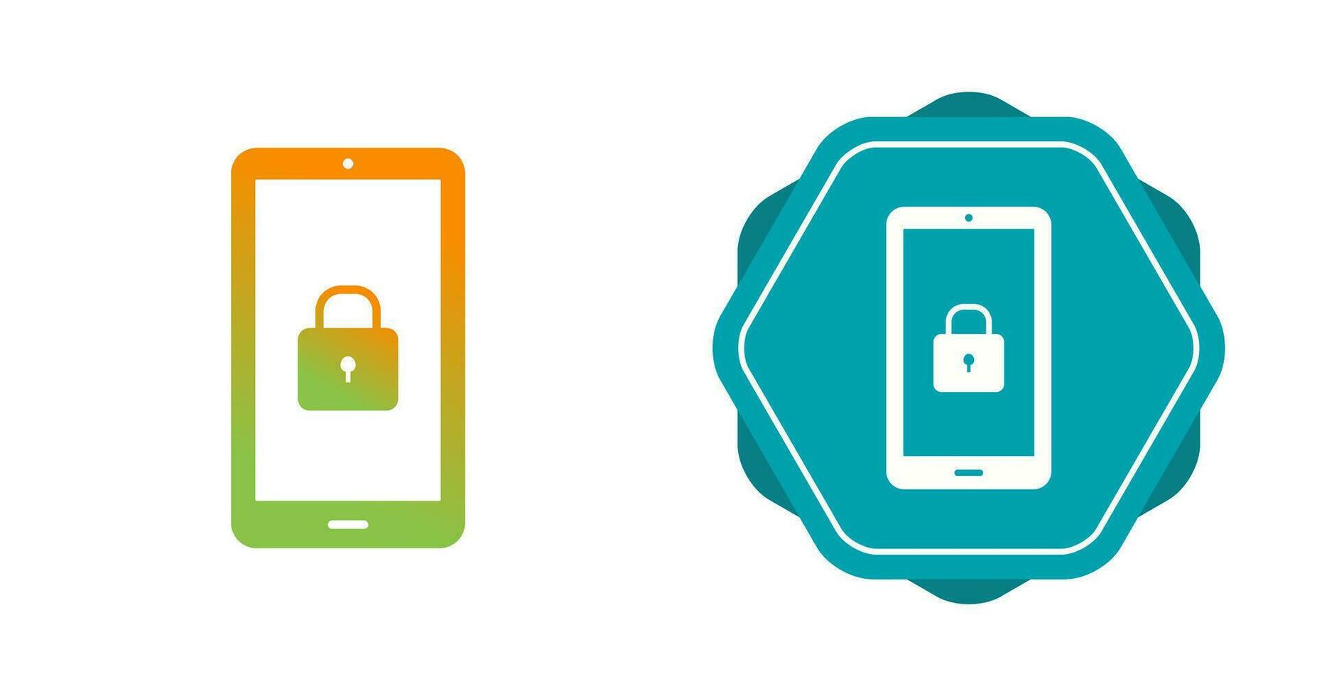 Secure Device Vector Icon