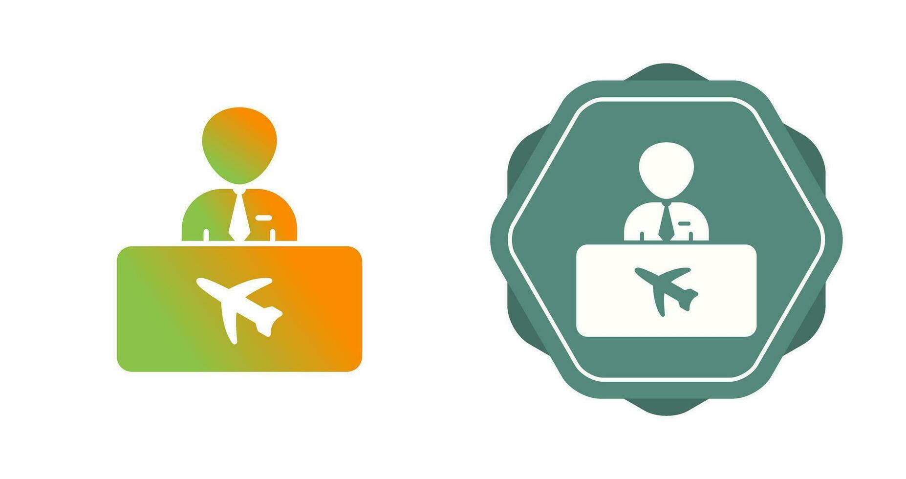 Flight Information Vector Icon