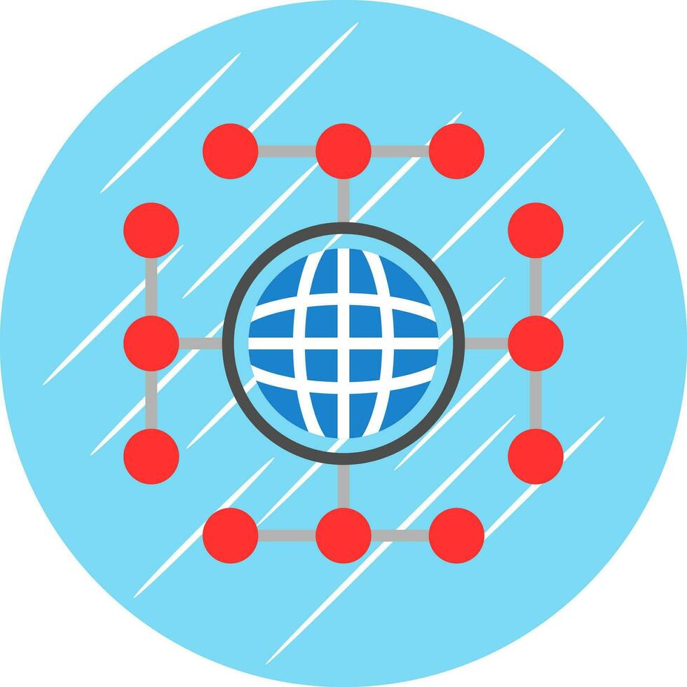 Global network Vector Icon Design