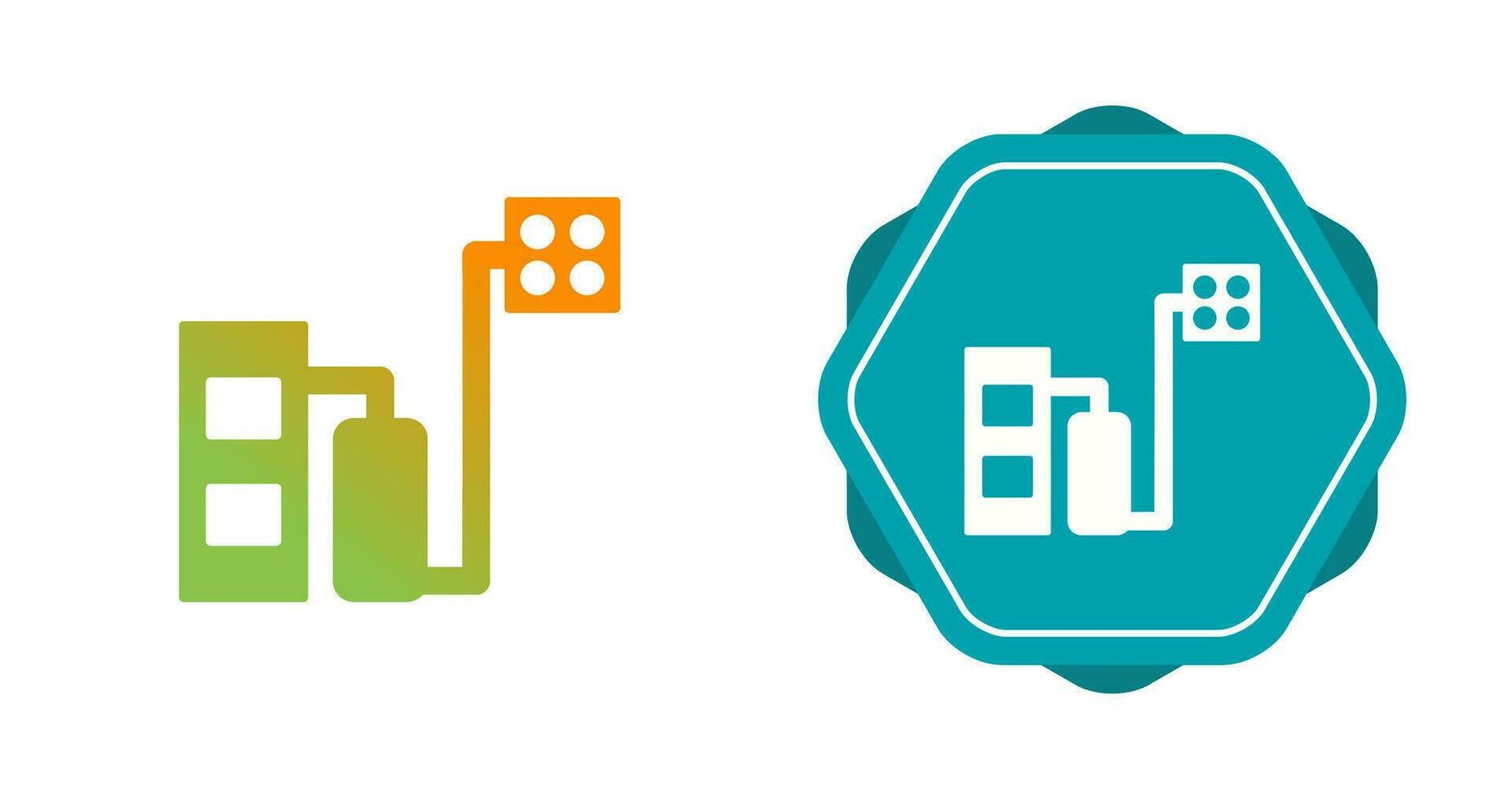 Solid Fuel Boiler Vector Icon