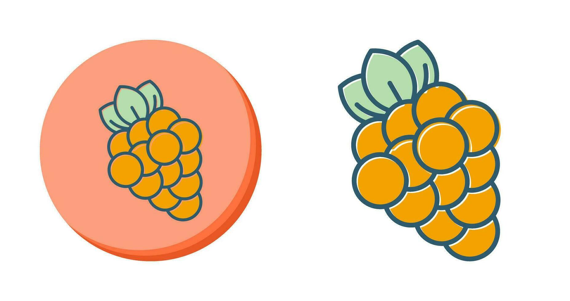 Grapes Vector Icon