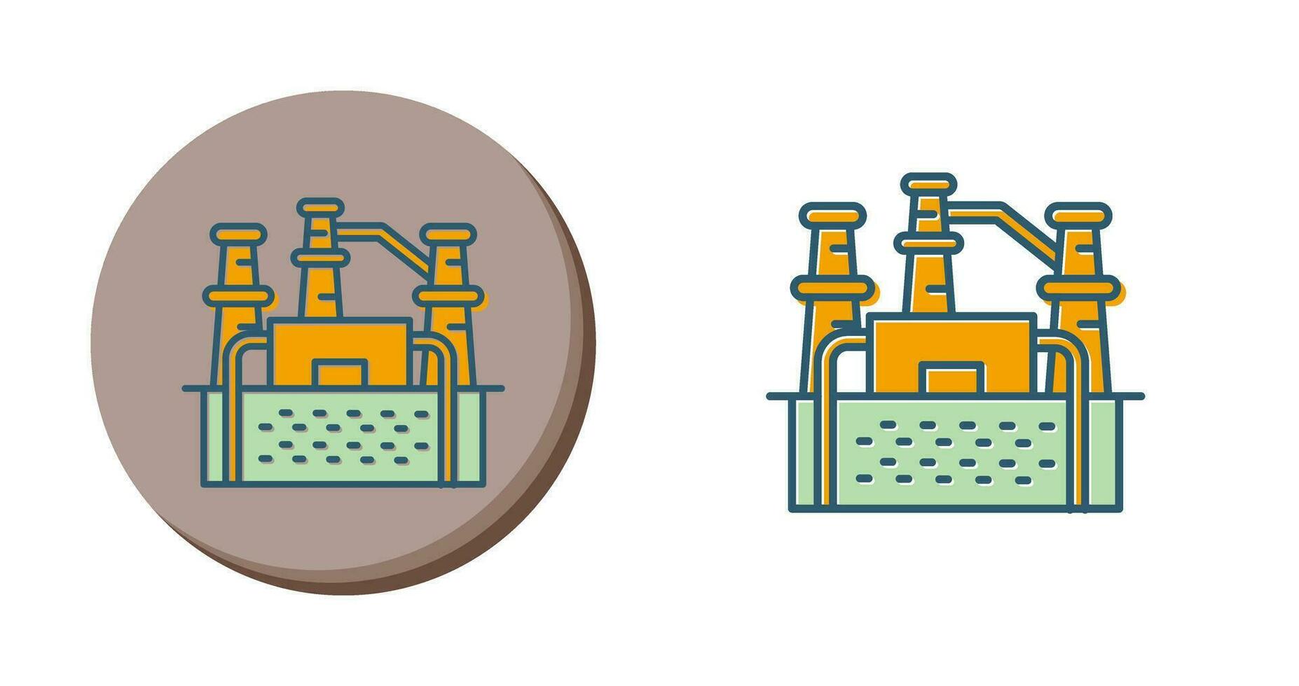 icono de vector de energía geotérmica