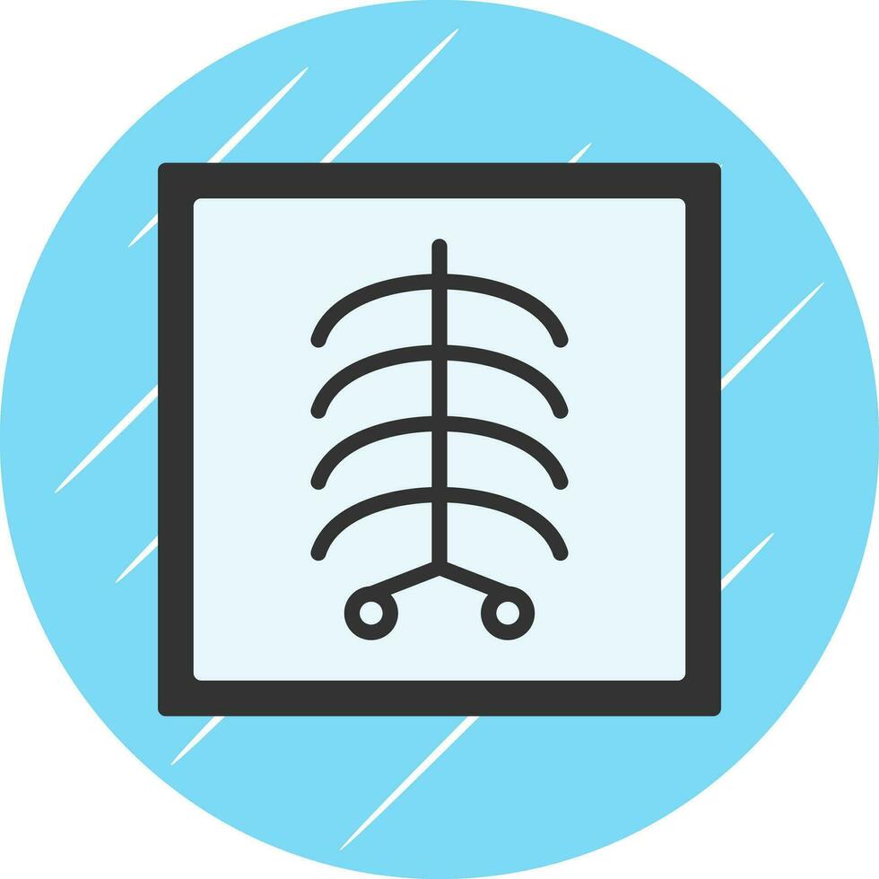 diseño de icono de vector de rayos x