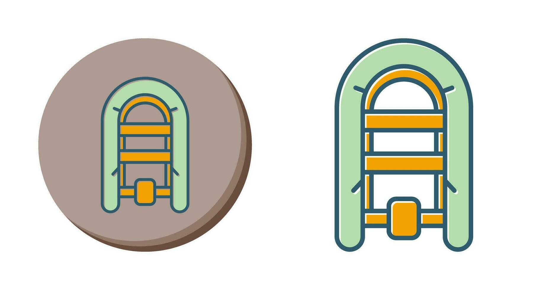 Inflatable Boat Vector Icon