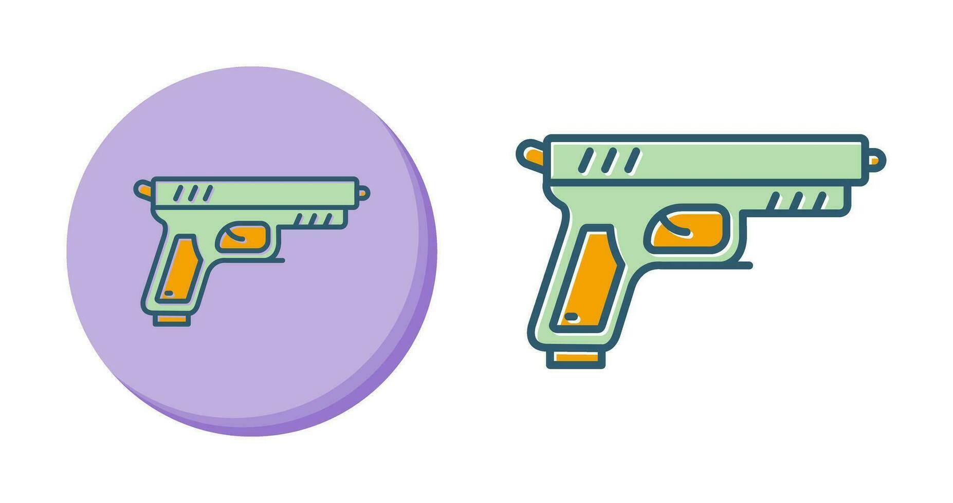 icono de vector de pistola