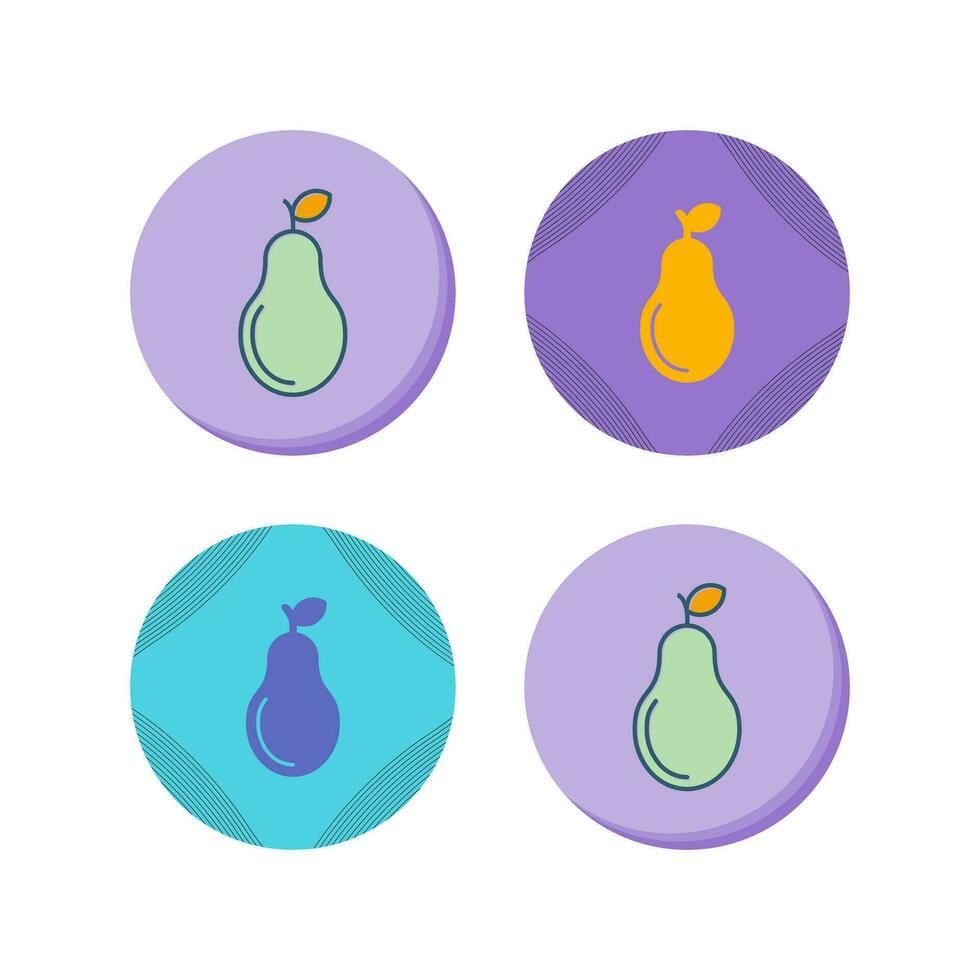 icono de vector de pera