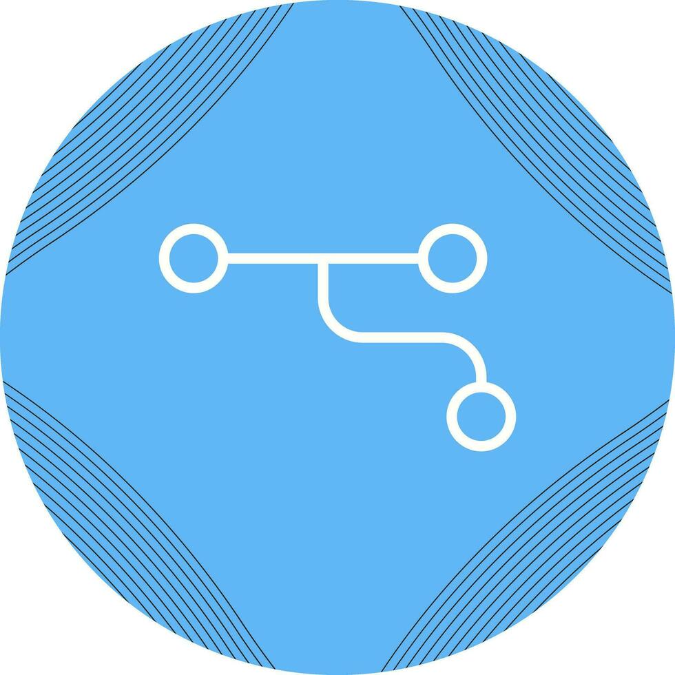 Divergence Vector Icon