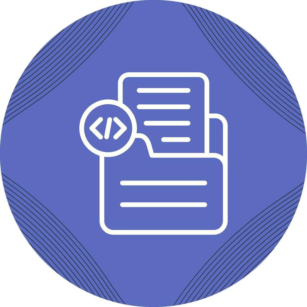 Document Insert Code Vector Icon