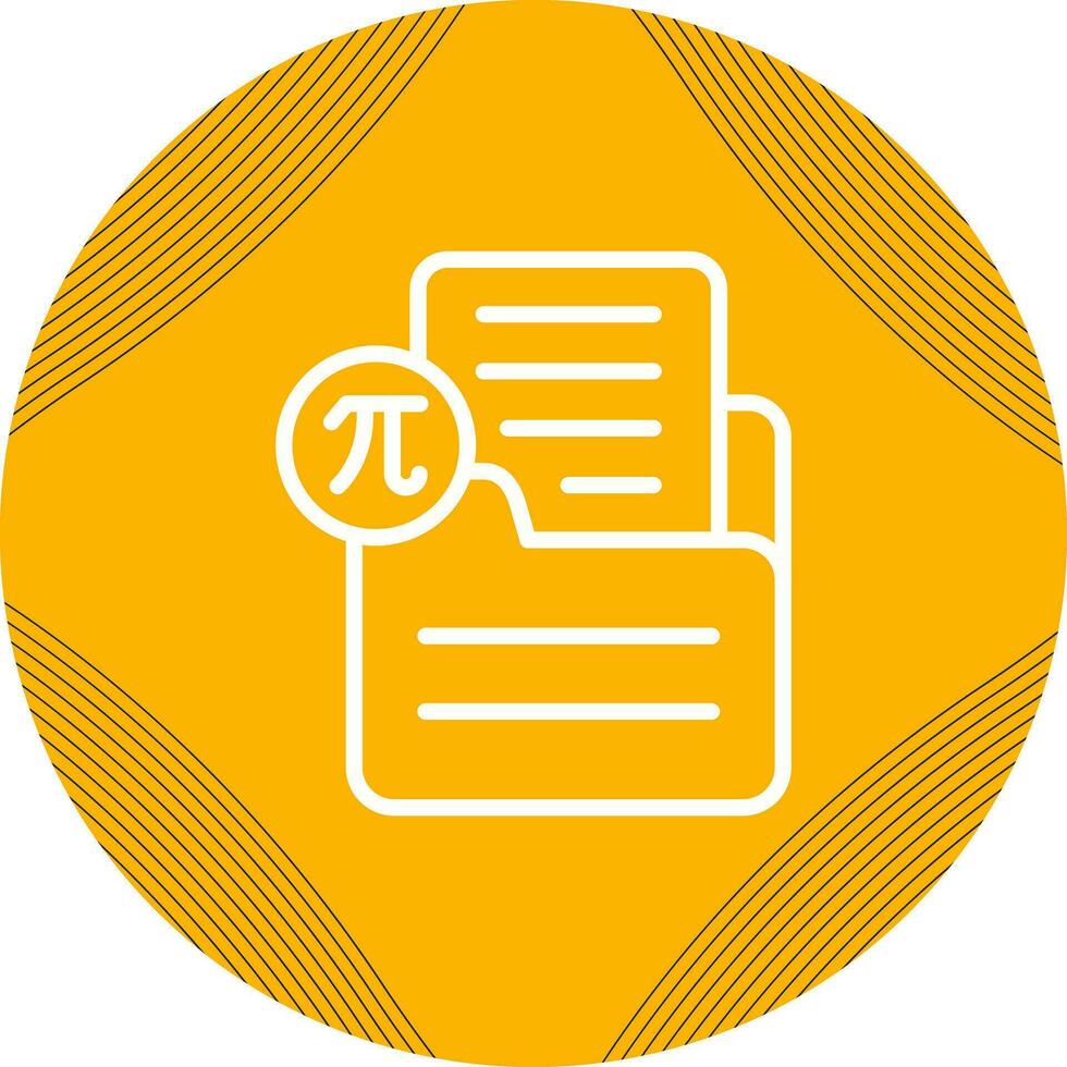 Document Insert Formula Vector Icon