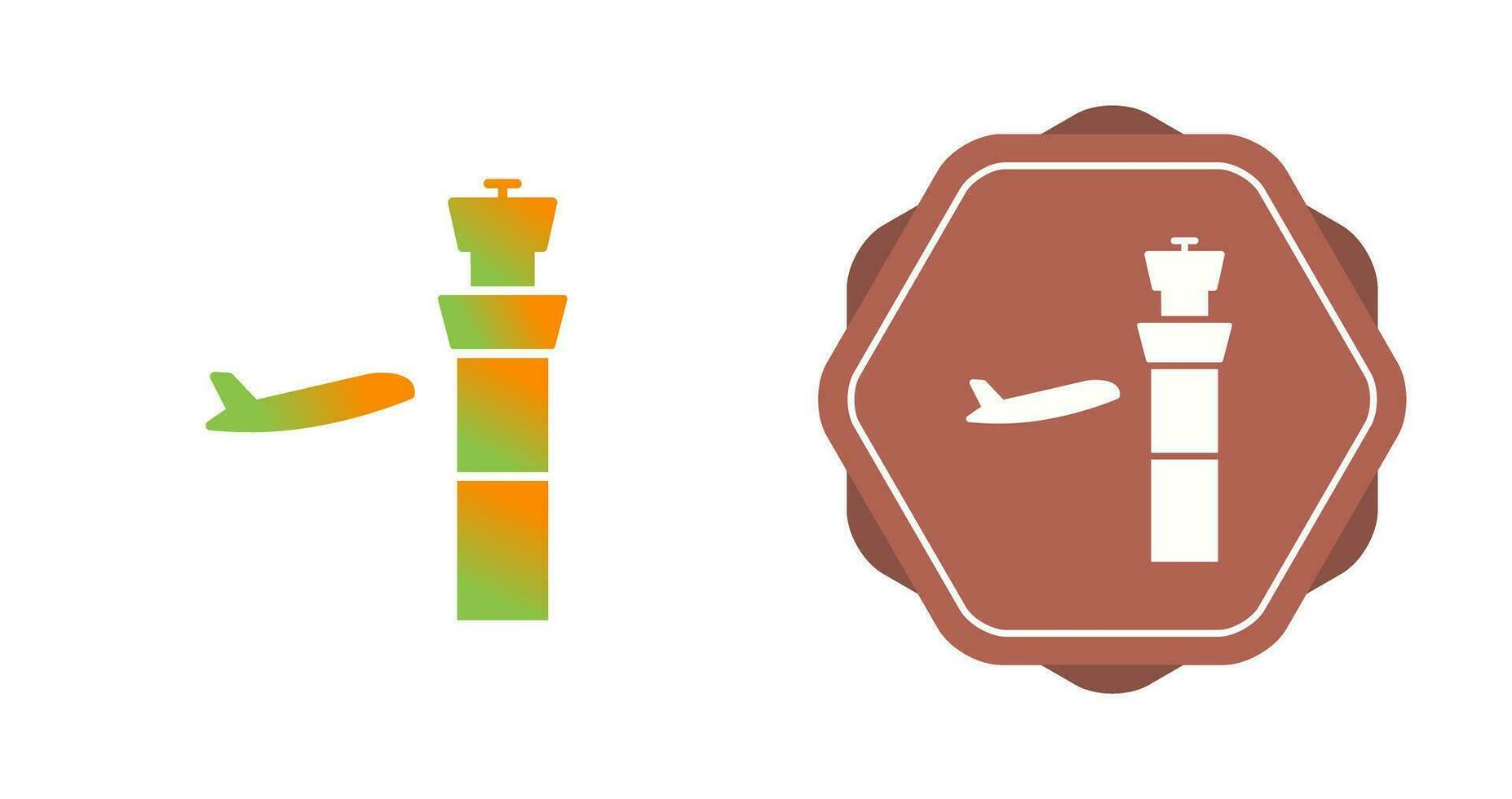 Air Control Tower Vector Icon