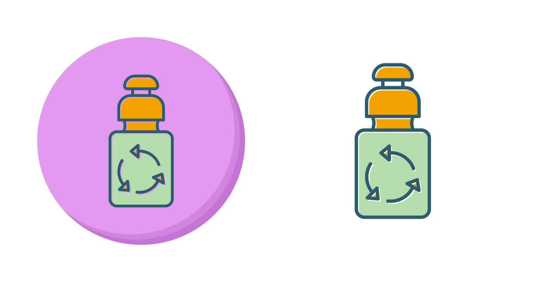 Eco Bottle Vector Icon