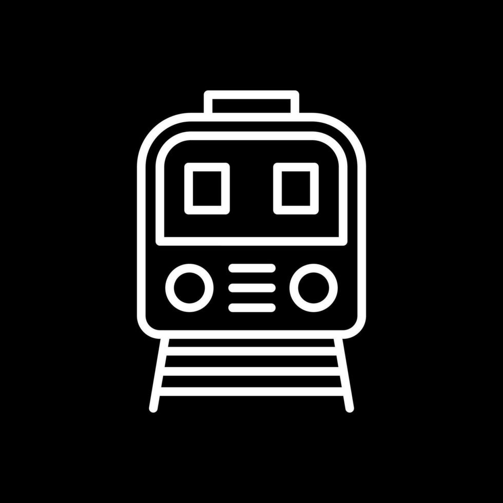 Tram Vector Icon Design