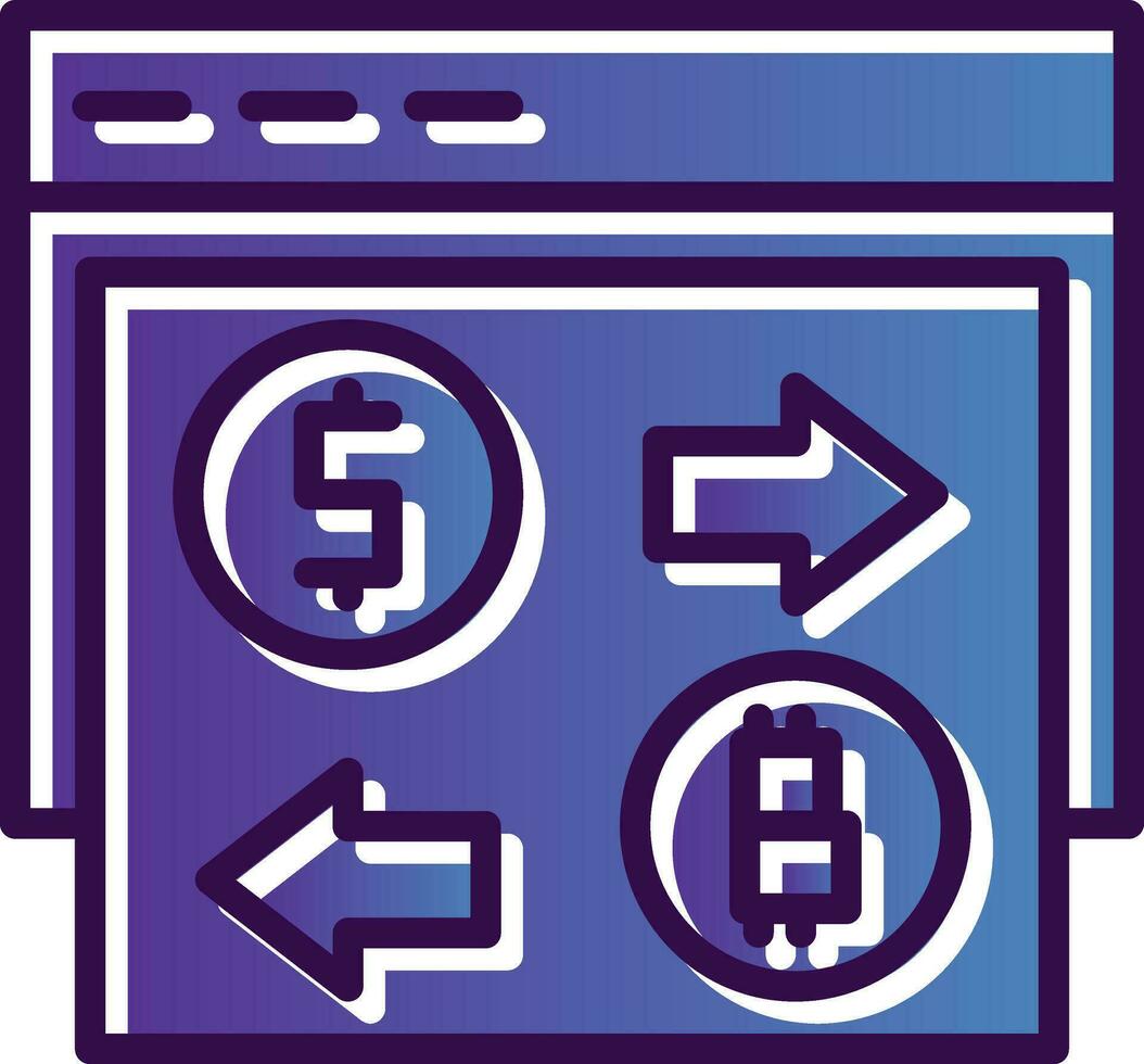 Internet currency Vector Icon Design