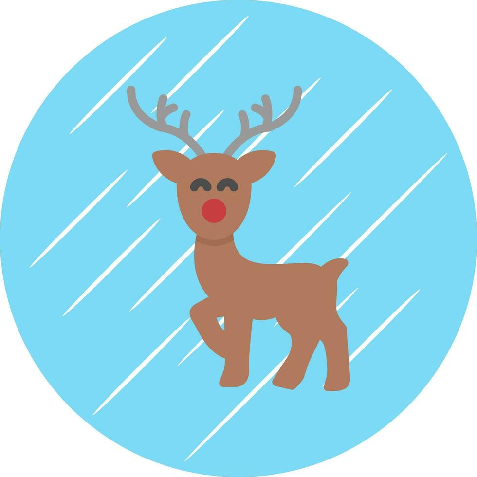 Reindeer Vector Icon Design