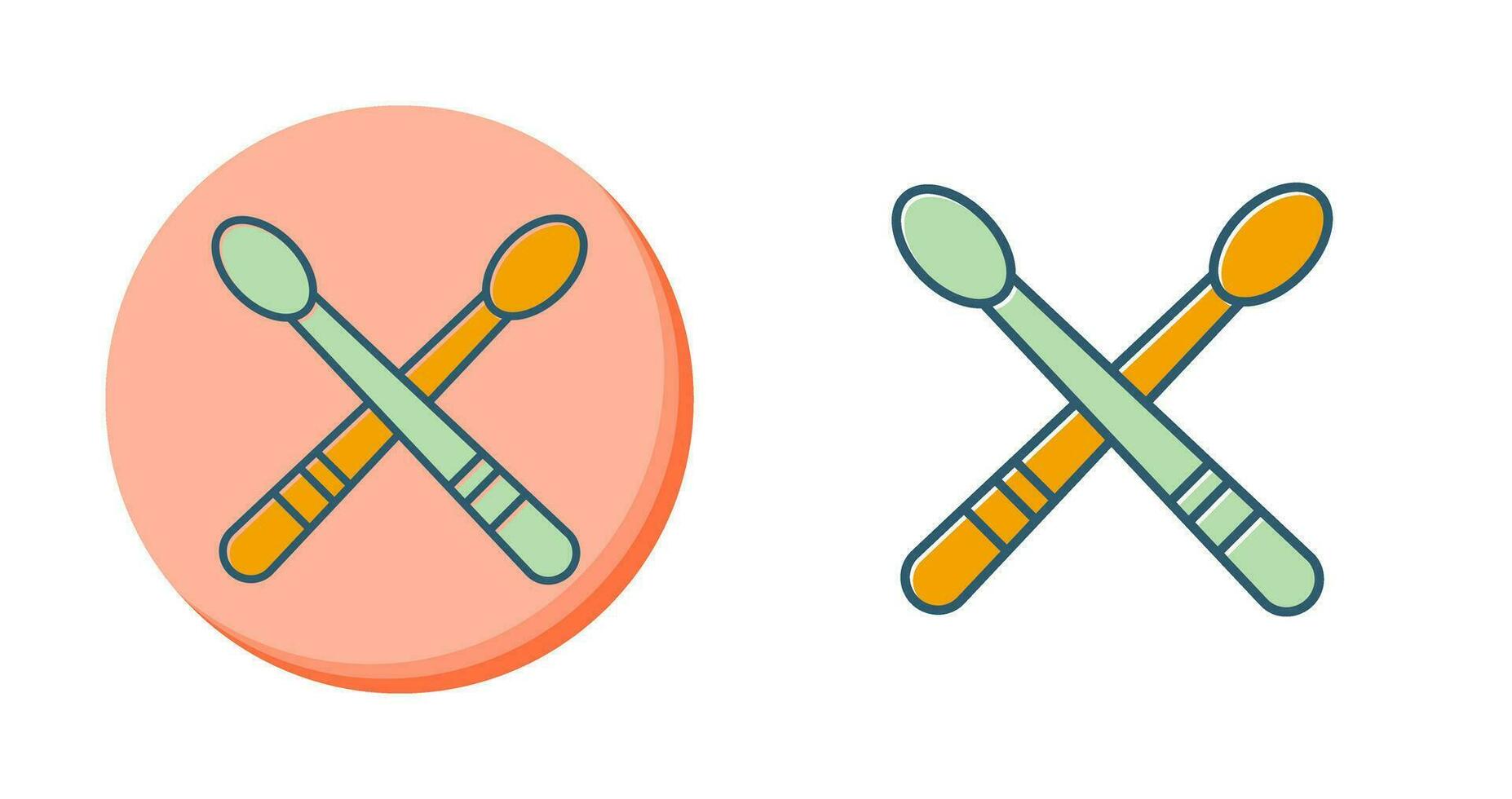 Drumsticks Vector Icon