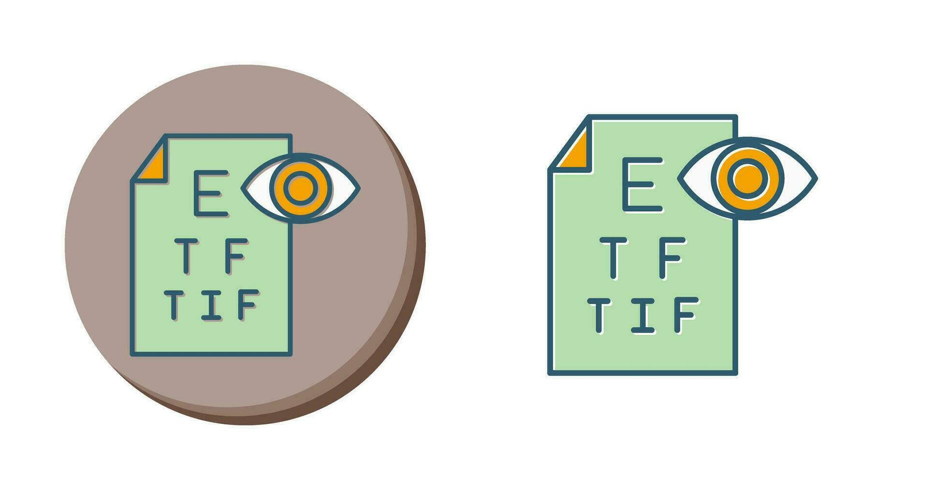 Eye Test Vector Icon