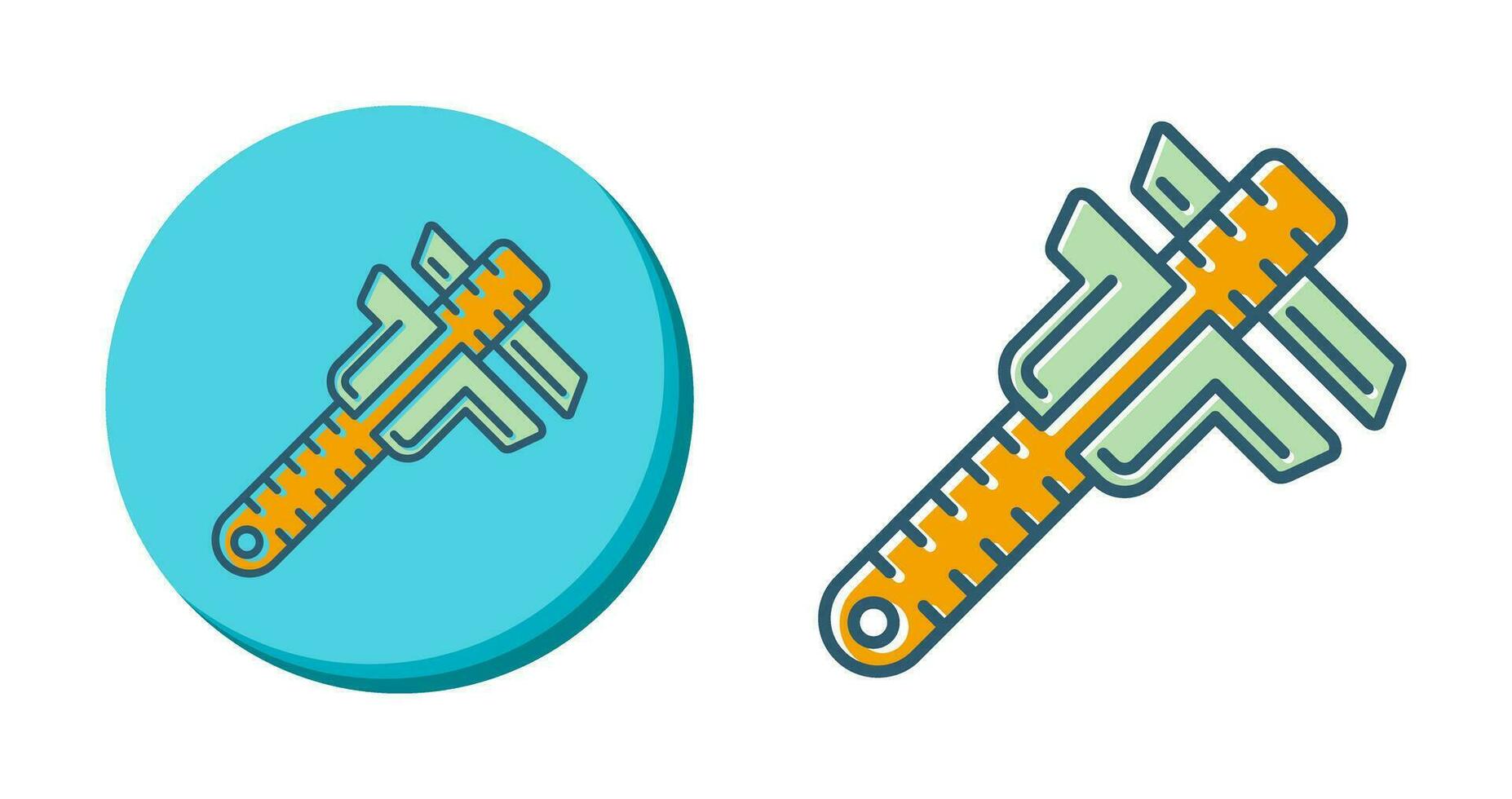Vernier Caliper Vector Icon