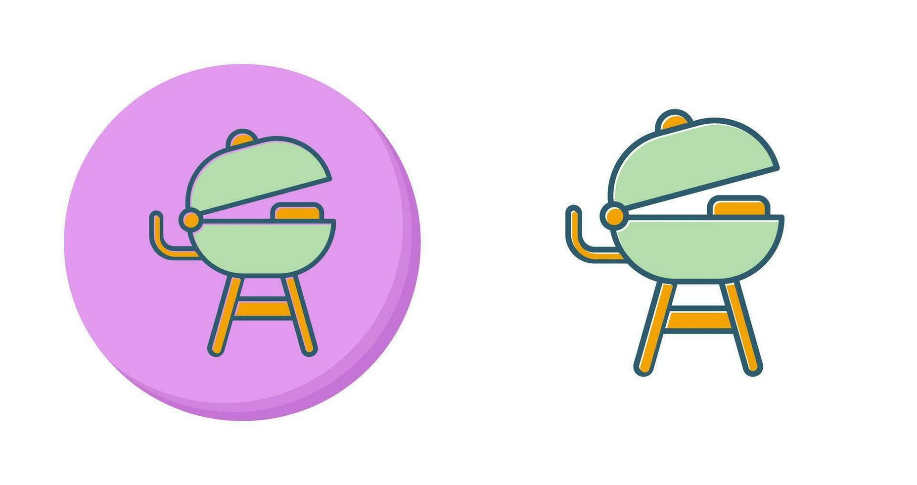 Grilled Vector Icon