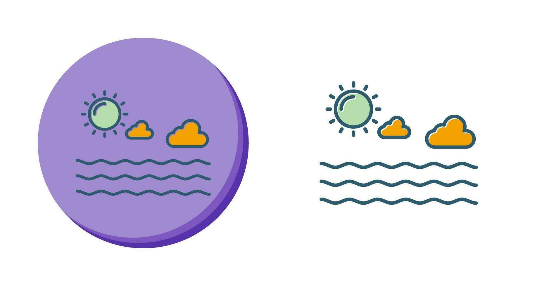 Sea Vector Icon