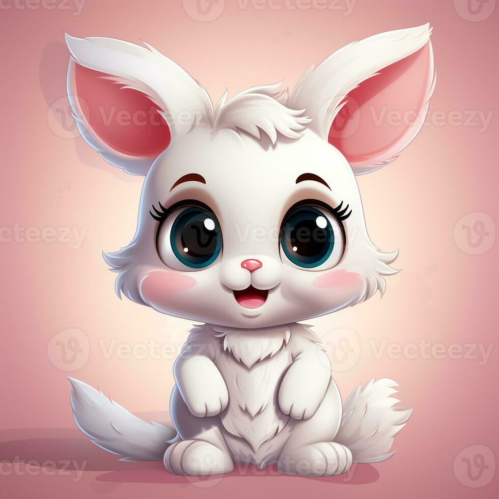 cute rabbit cartoon photo